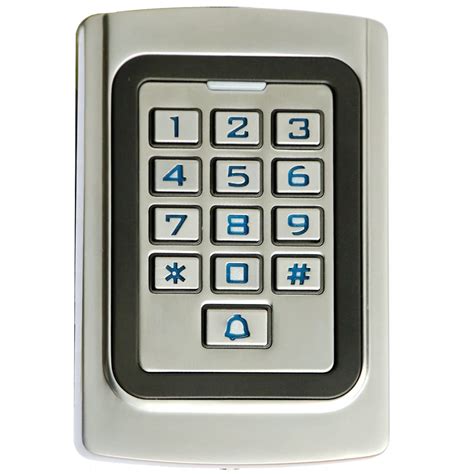 wired keypad in metal box for all openers|12v 24vdc keypad.